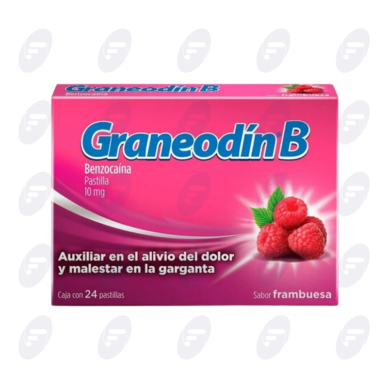 GRANEODIN B FRAMBUESA CAJA C/24 PASTILLAS