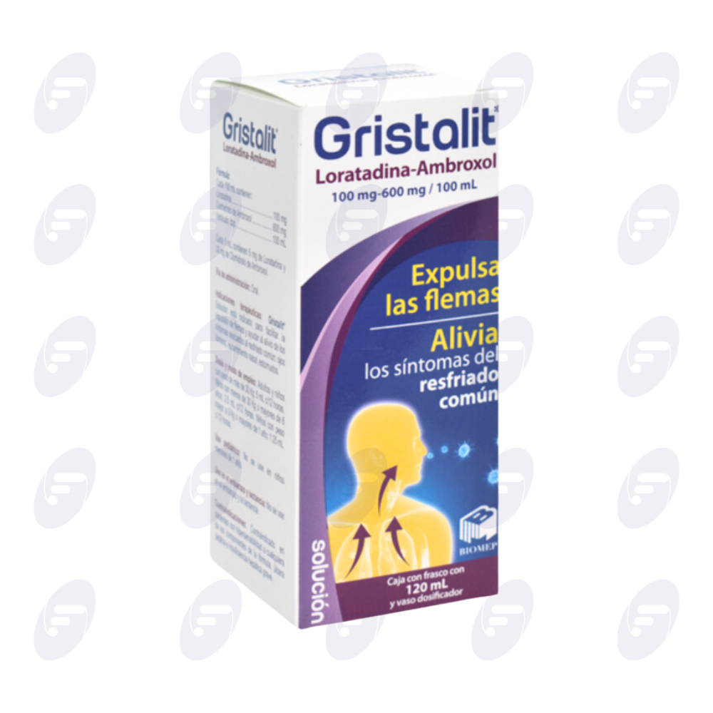 GRISTALIT  100 MG / 600 ML FCO. CON 120ML
