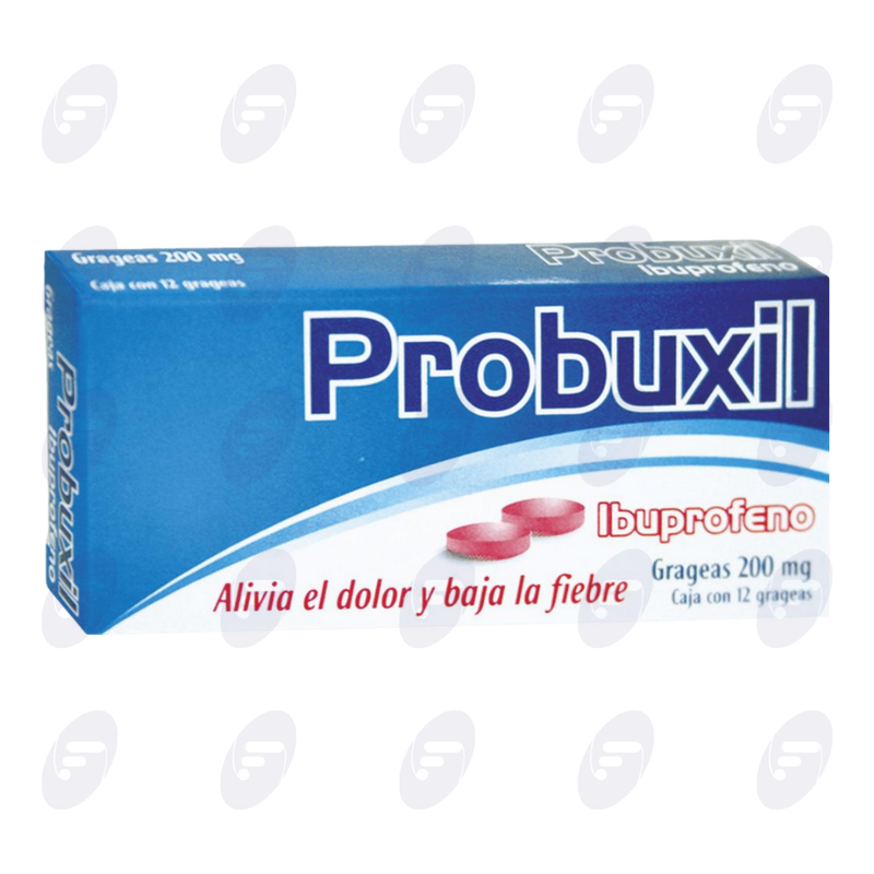 IBUPROFENO (PROBUXIL) 200 MG. CAJA C/12 GRAG.