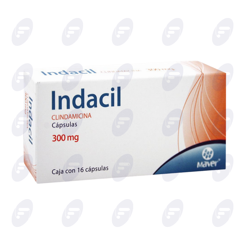 INDACIL           300 MG.CAJA C/16 CAPS.