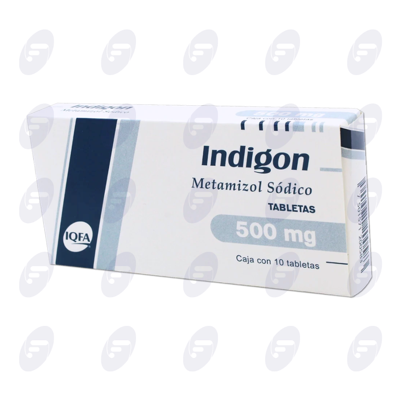 INDIGON 500 MG CAJA C/10 TABS