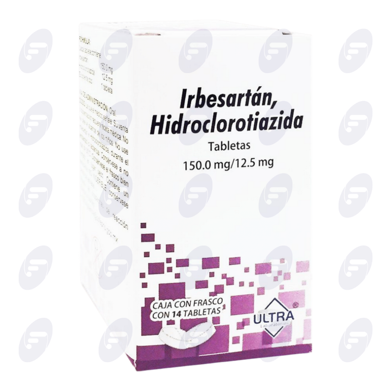 IRBESARTAN, HIDROCLOROTIAZIDA ULTRA 150/12.5 MG C/14
