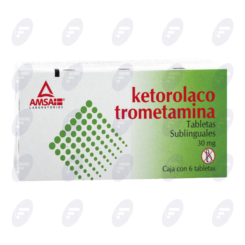 KETOROLACO  SUBL. AMSA     CAJA C/6 TABS