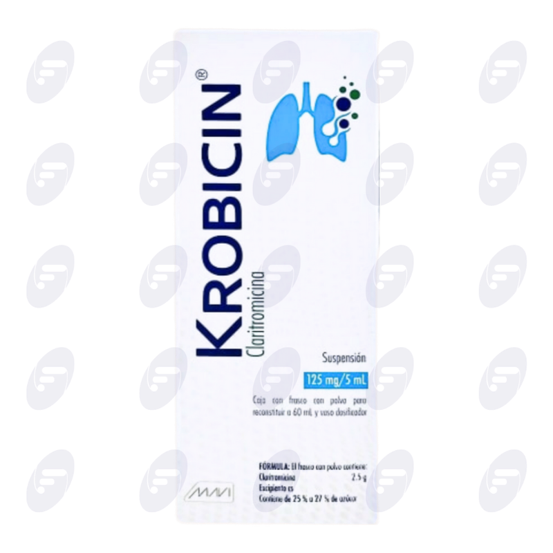 KROBICIN 125 MG.C/60 ML.CAJA C/FCO.SUSP.
