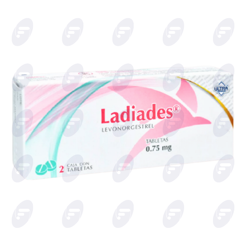 LADIADES 0.75MG. C/2 TABS.