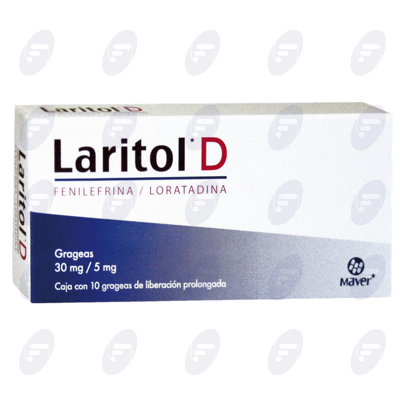 LARITOL D  5/30 MG.CAJA C/10 TABS.