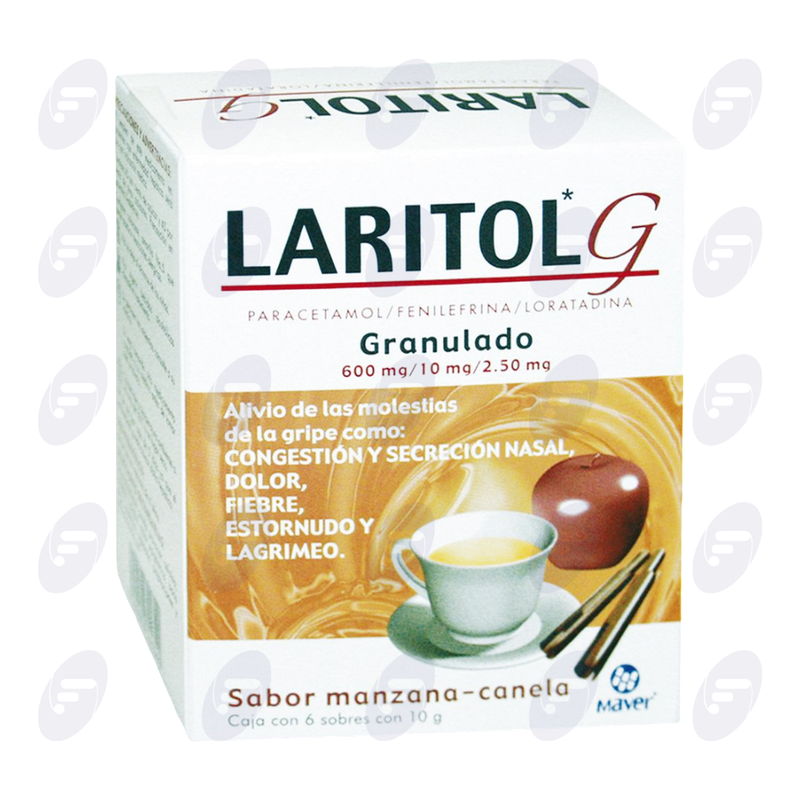 LARITOL G     CAJA C/6 SOBRES MANZ/CANEL