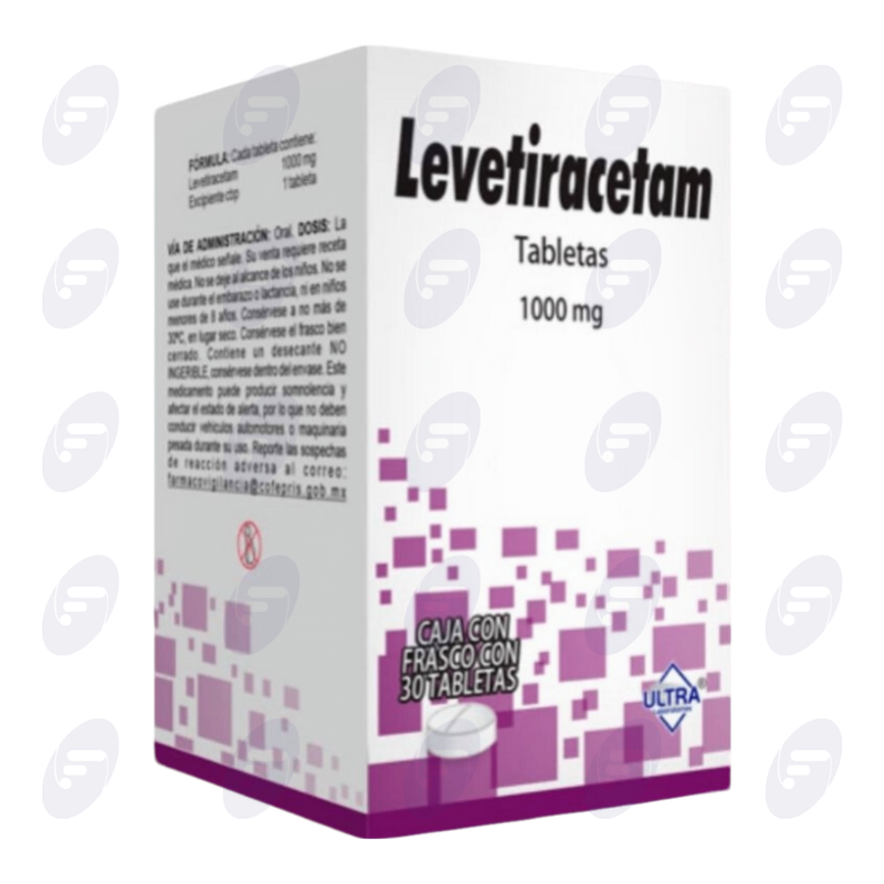 LEVETIRACETAM  1000 MG. FCO. C/30 TABS.