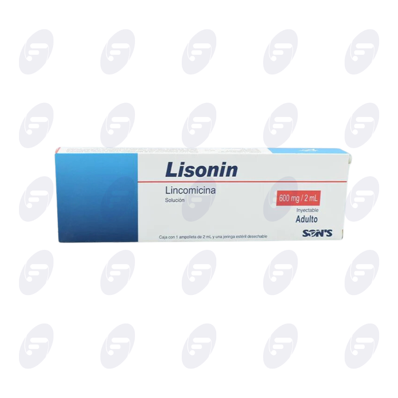 LISONIN ADTO.600MG.CAJA C/1AMP.2ML C/JER.