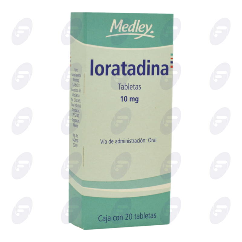 LORATADINA MEDLEY 10MG CAJA C/20 TABS