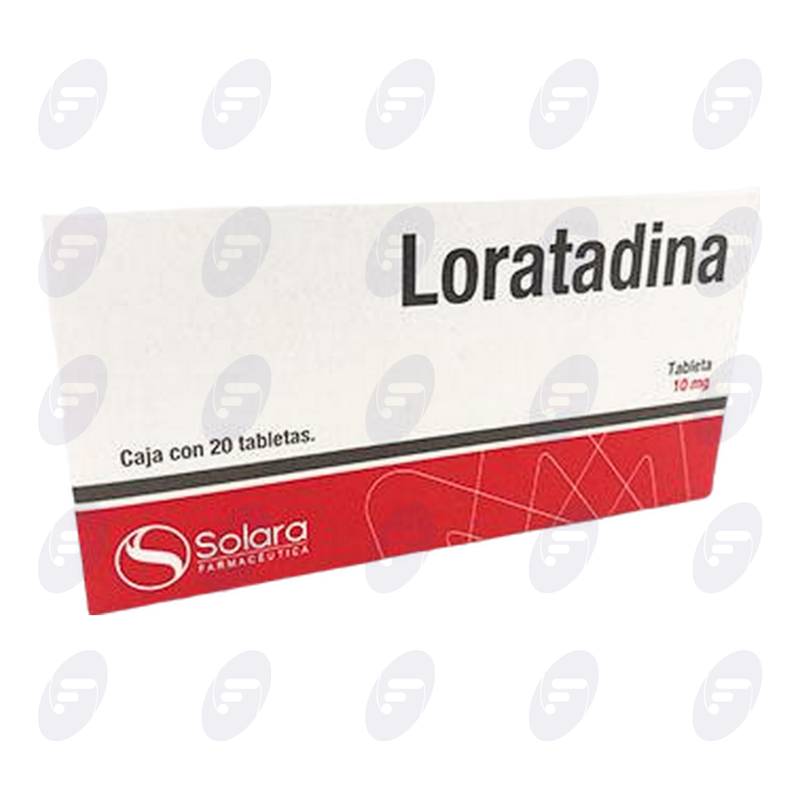 LORATADINA SOLARA 10 MG CAJA C/20 TAB