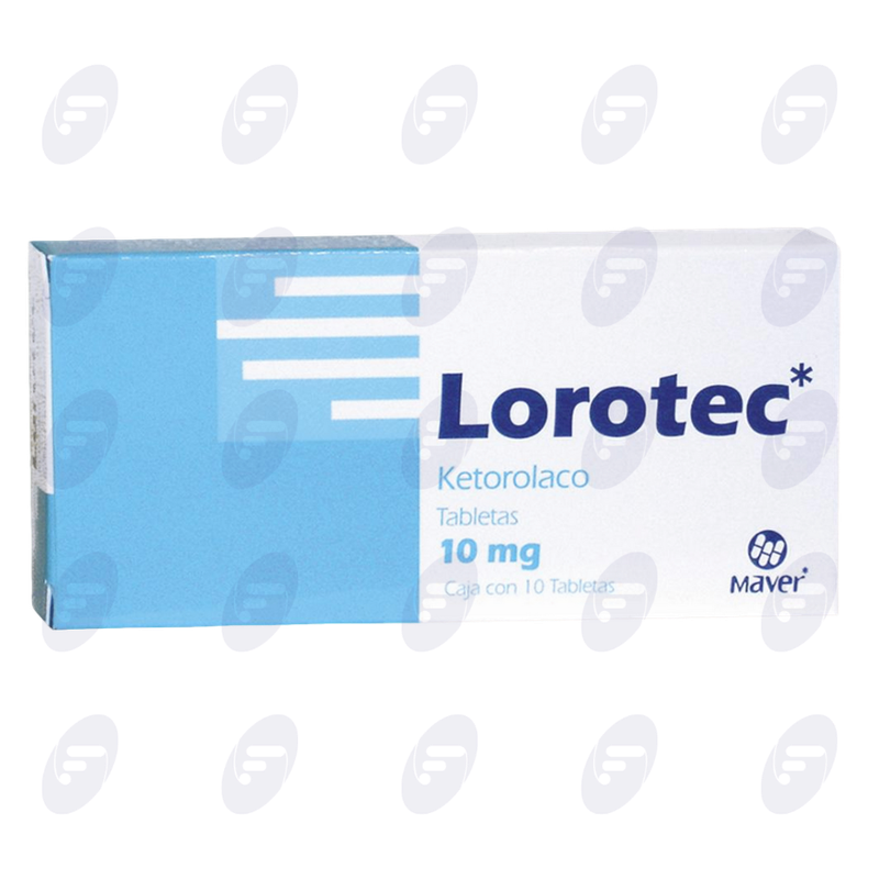 LOROTEC            10 MG.CAJA C/10 TABS.