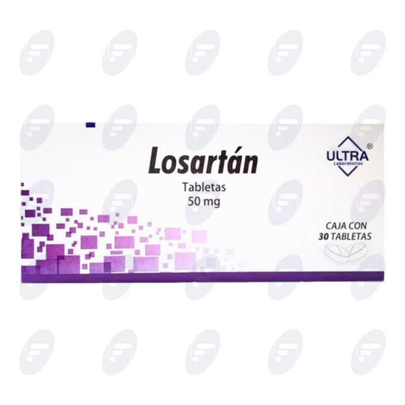 LOSARTAN ULTRA  50 MG. CAJA C/30 GRAG.
