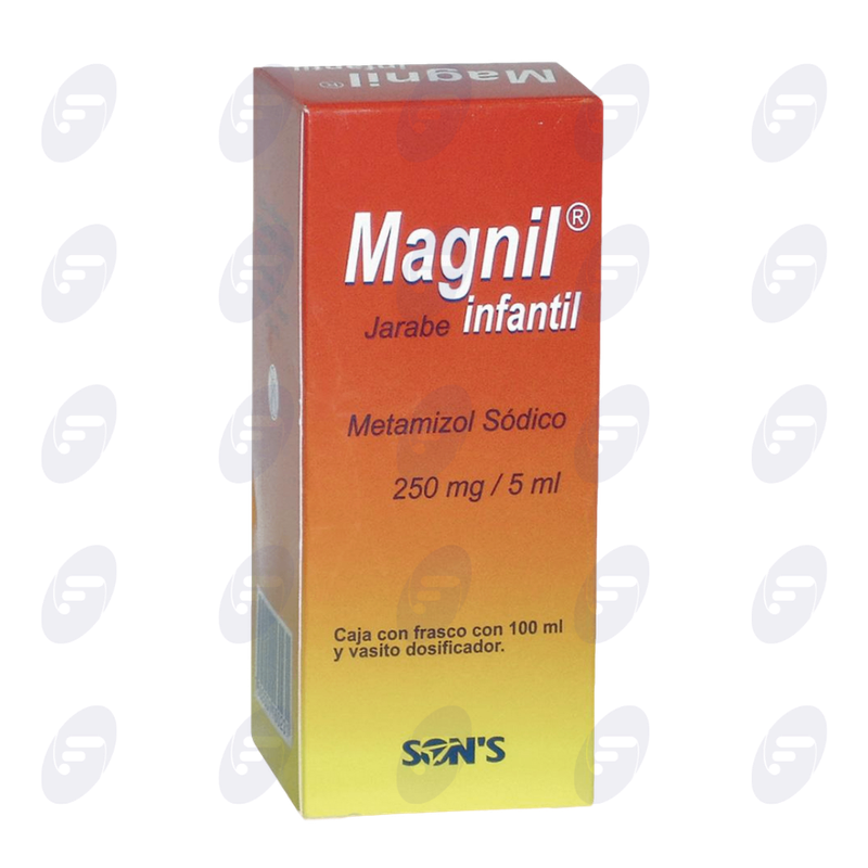 MAGNIL     250 MG/5 ML.FCO.C/100 ML.JBE.