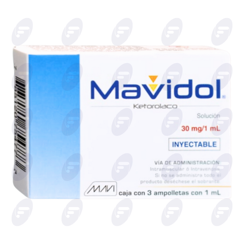 MAVIDOL             30 MG.CAJA C/3 AMPS.