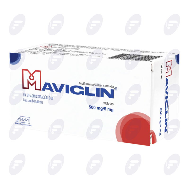 MAVIGLIN      500/  5 MG.CAJA C/60 GRAG.