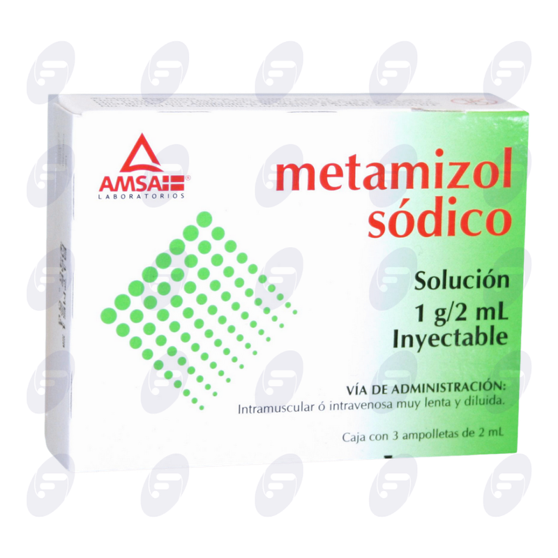 METAMIZOL SODICO AMSA 1G/2ML CAJA C/3AMP