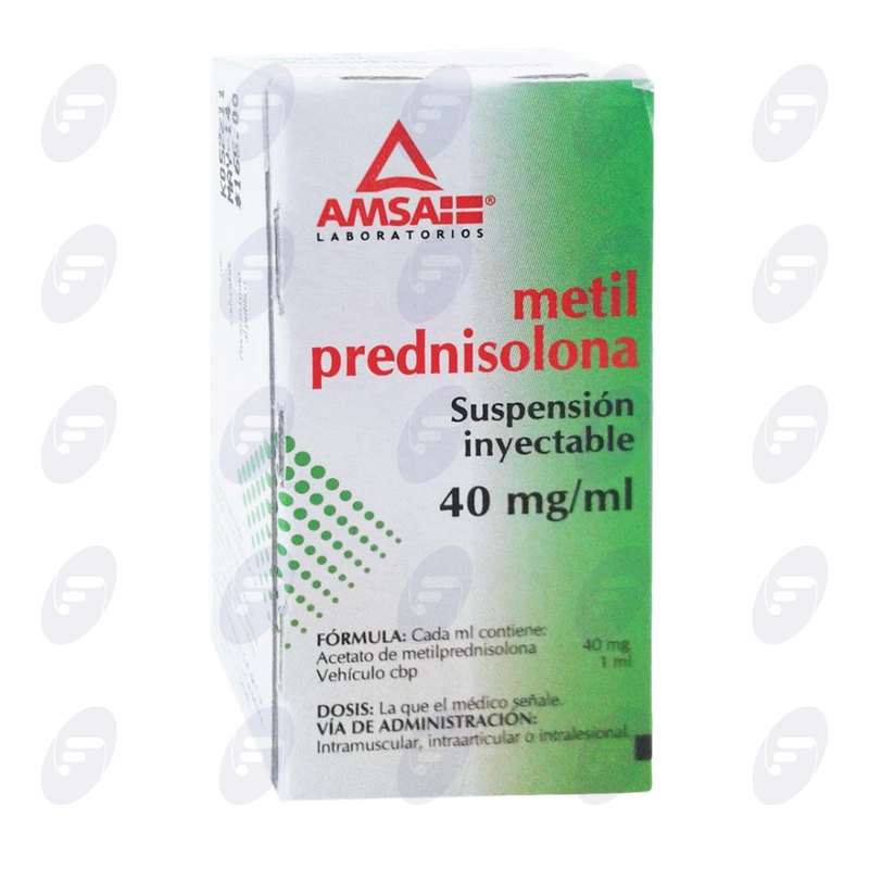 METILPREDNISOLONA AMSA 40 MG. C/1 AMP.