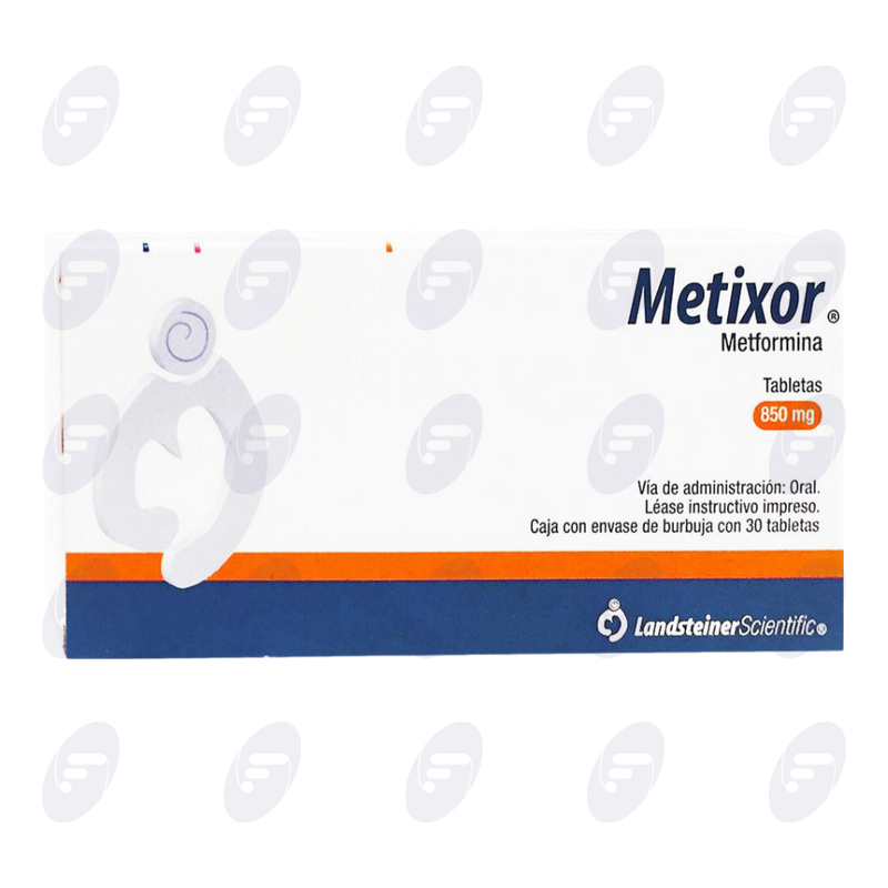 METIXOR      850 MG CAJA  C/30 TABS