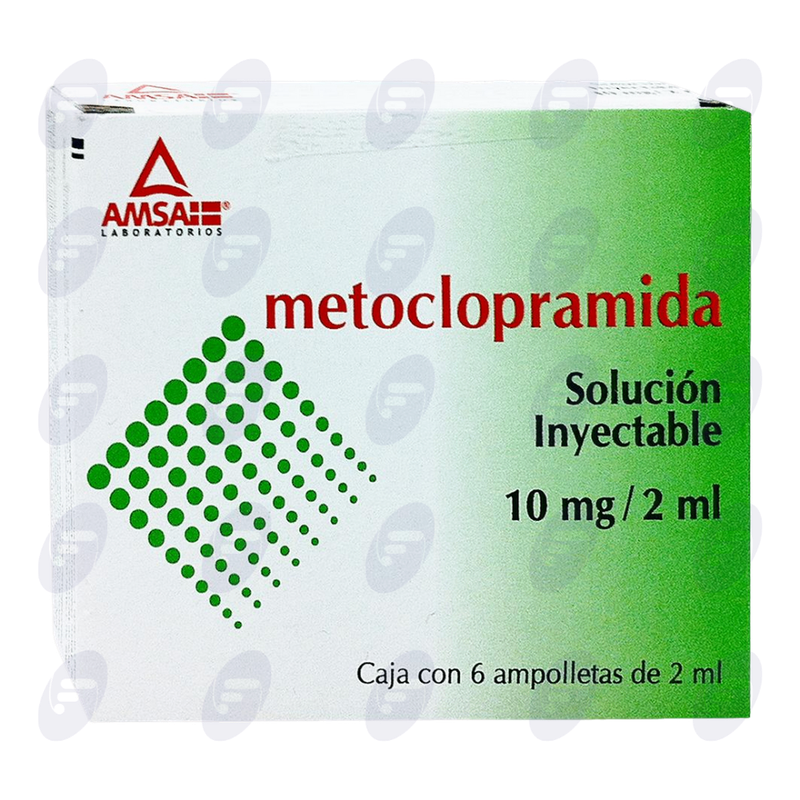 METOCLOPRAMIDA  10 MG/2 ML. C/6 AMP.INY.