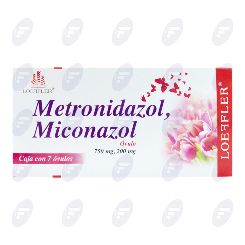 METRONIDAZOL,MICONAZOL CAJA C/7 OVULOS (MECONALON)