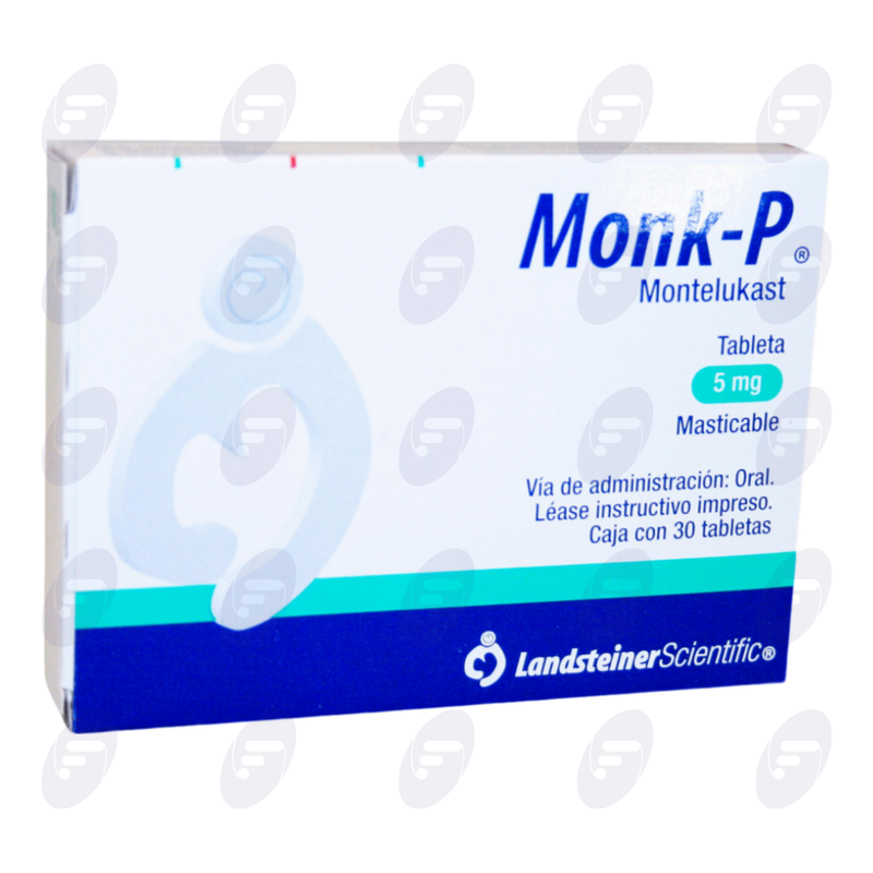MONK-P (MONTELUKAST) 5MG. C/30 TABS.MAST