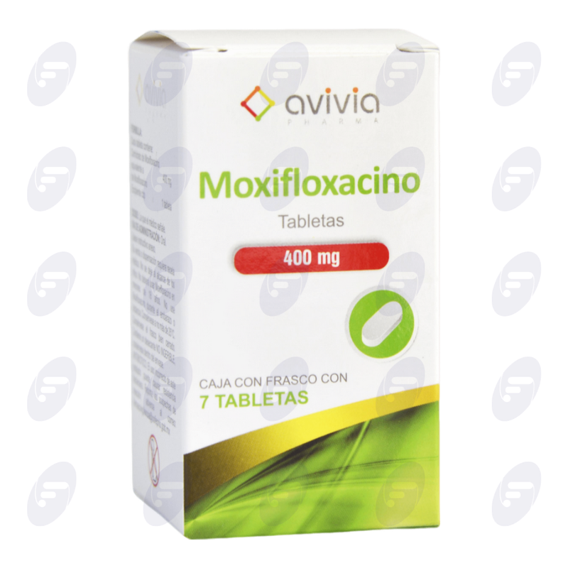 MOXIFLOXACINO AVI 400 MG CAJ C/FCO 7 TAB
