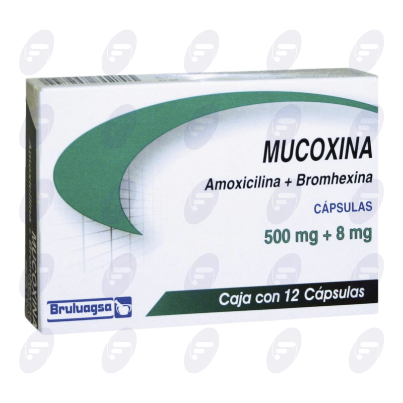 MUCOXINA        500/8 MG.CAJA C/12 CAPS.