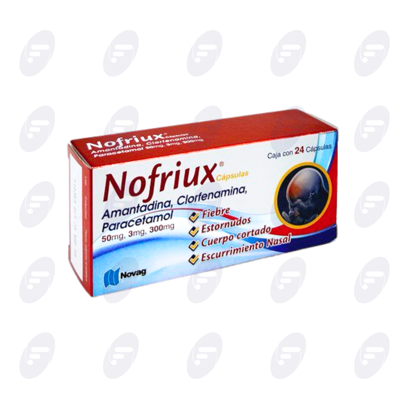 NOFRIUX 50MG, 3MG, 300MG CAJA C/24 CAPS