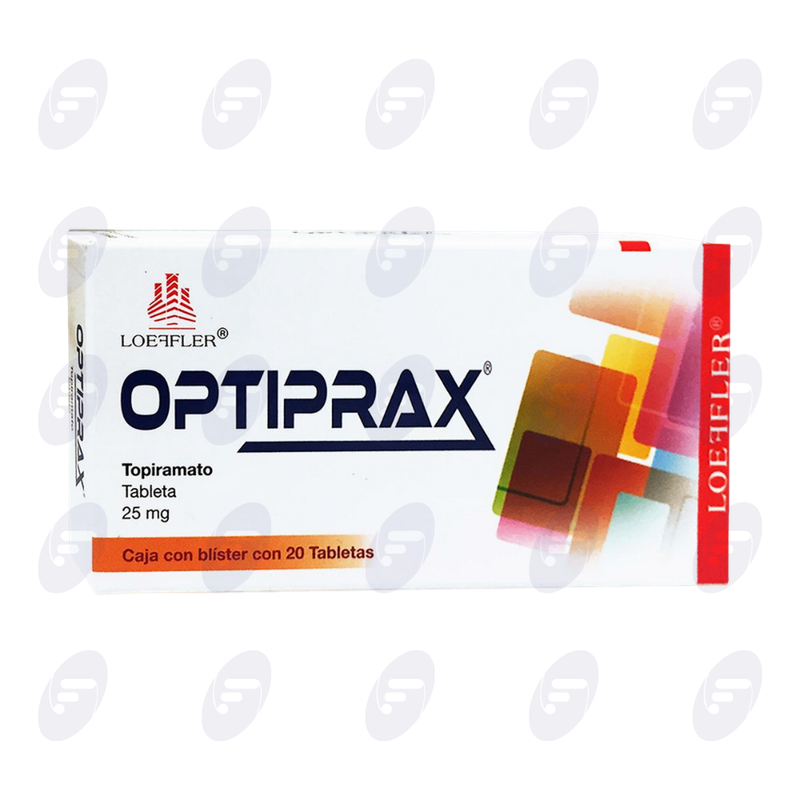 OPTIPRAX  25 MG CAJA C/20 TABS.