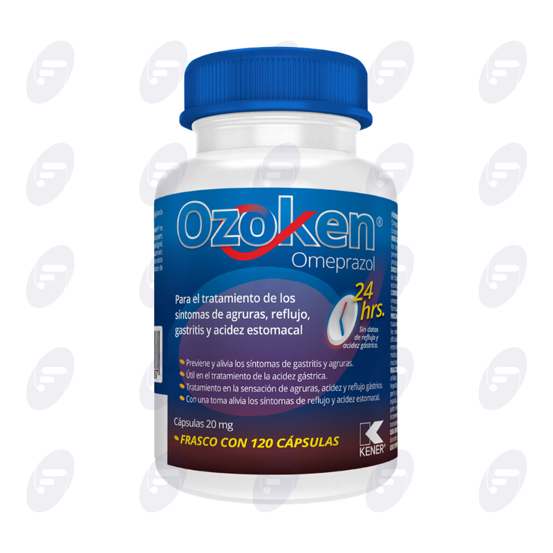 OZOKEN 20 MG FRASCO C/120 CAPSULAS