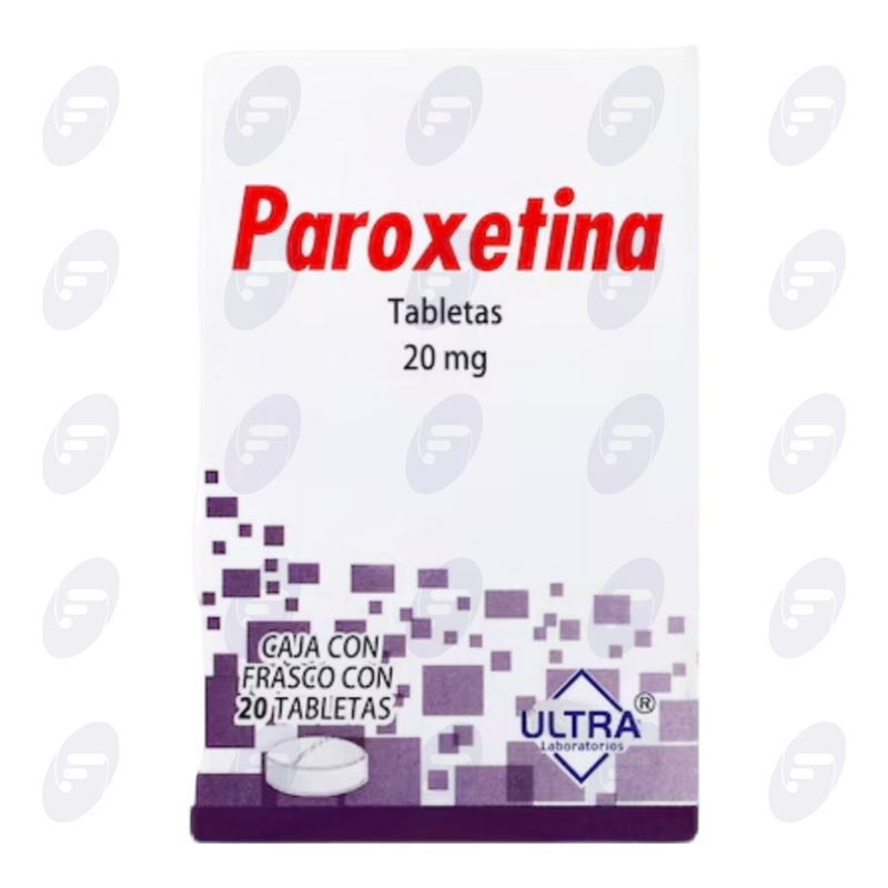 PAROXETINA 20 MG CAJA C/20 TABS