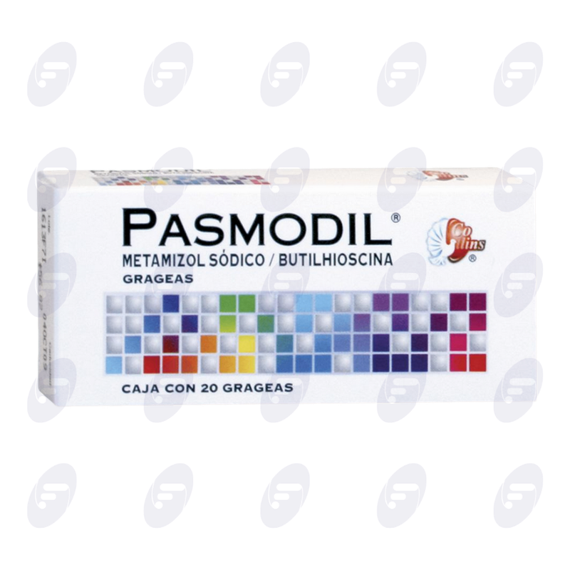 PASMODIL       10/250 MG.CAJA C/20 GRAG.