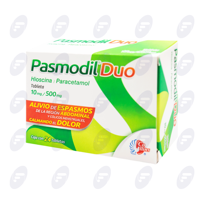 PASMODIL DUO 10/500MG CAJA C/24 TABLETAS