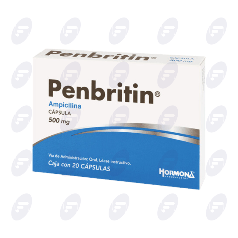 PENBRITIN 500 MG CAJA C/20 CAPS