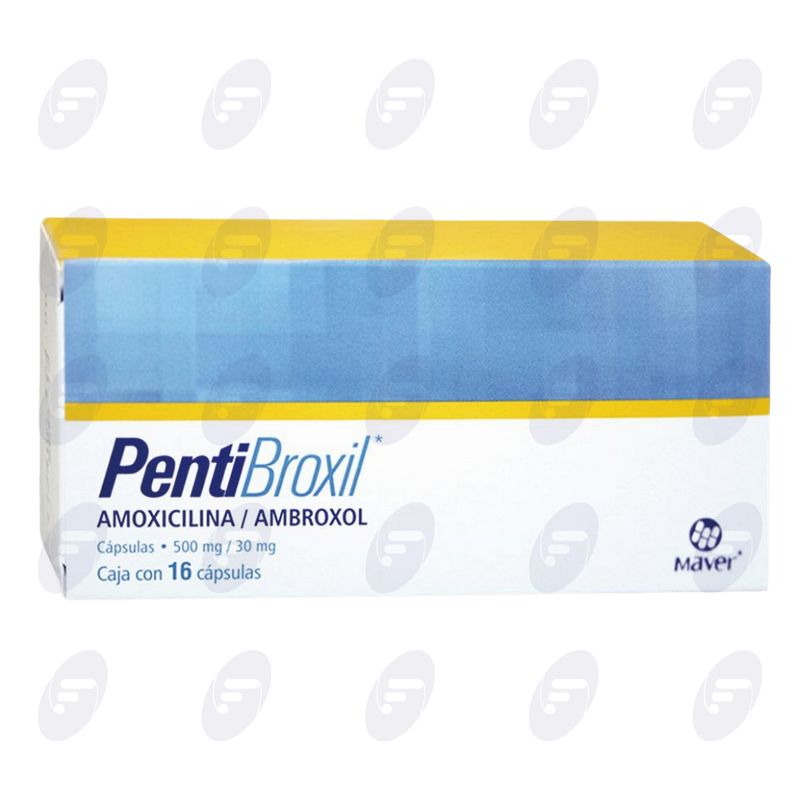 PENTIBROXIL    500/30 MG.CAJA C/16 CAPS.