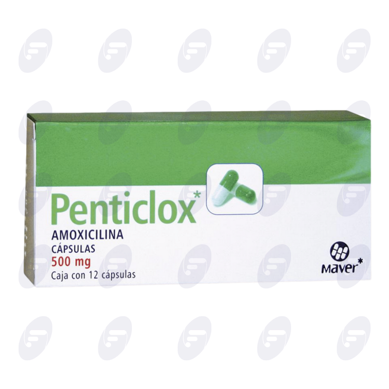 PENTICLOX         500 MG.CAJA C/12 CAPS.