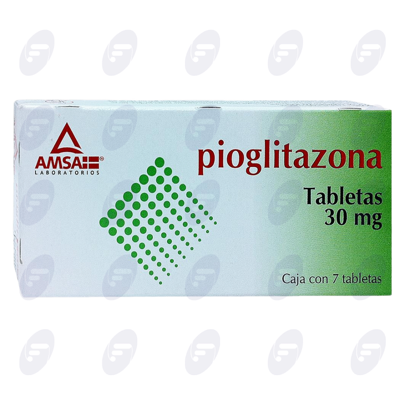 PIOGLITAZONA  AMSA   30 MG. CAJA C/7 TAB