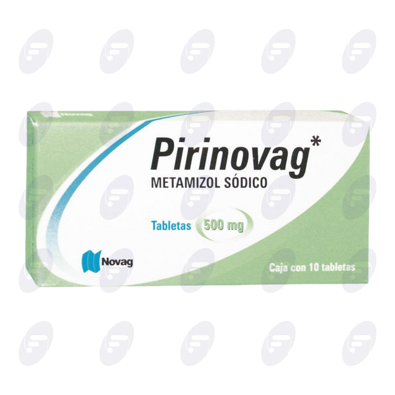 PIRINOVAG         500 MG.CAJA C/10 TABS.