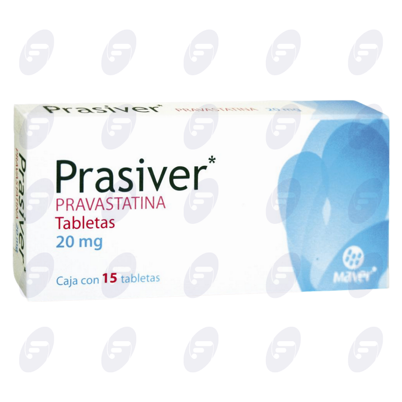 PRASIVER           20 MG.CAJA C/15 TABS.