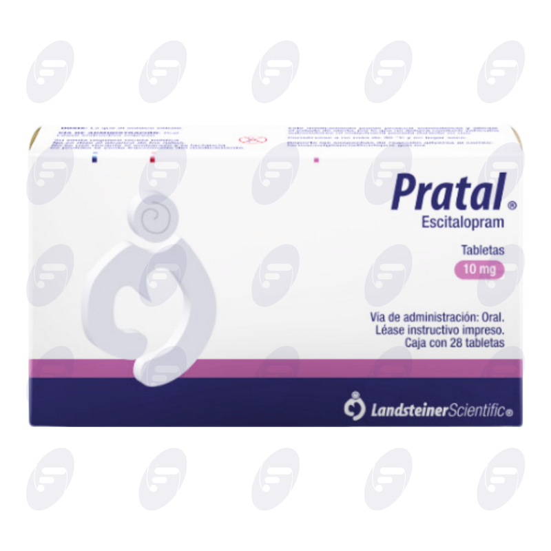 PRATAL 10 MG CAJA C/28 TAB