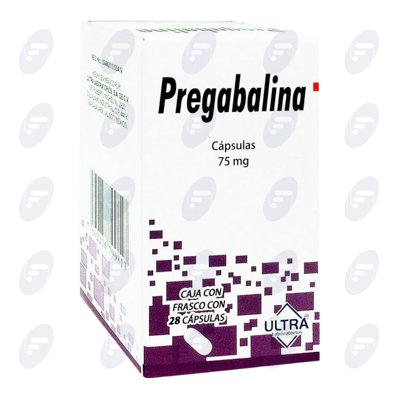 PREGABALINA  75 MG. CAJA C/FCO. C/28CAPS