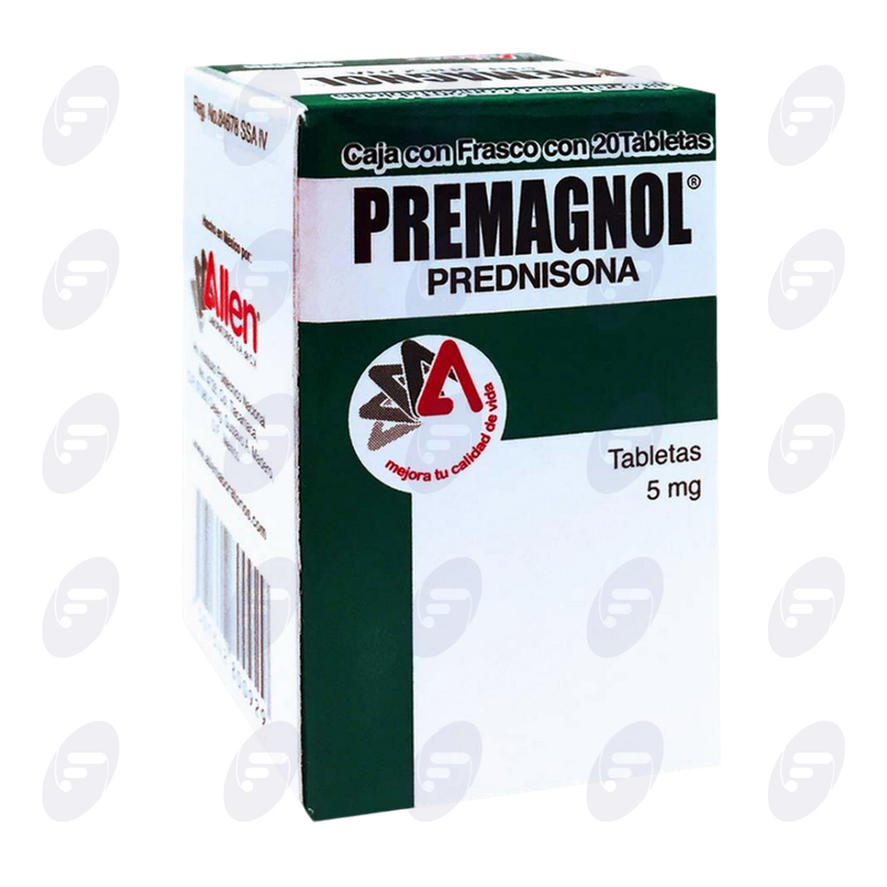 PREMAGNOL     5 MG. CAJA C/FCO.C/20 TABS