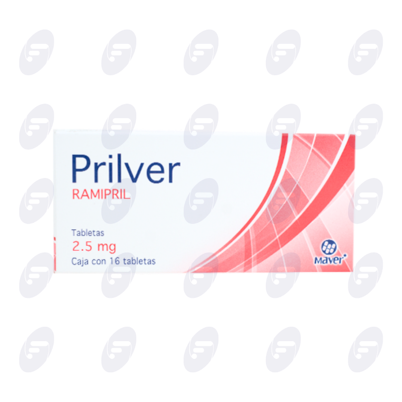 PRILVER 2.5 MG. CAJA C/16 TABS.