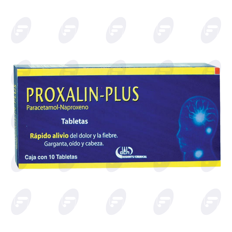 PROXALIN-PLUS 250/300 MG.CAJA C/10 TABS.