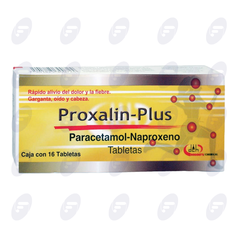 PROXALIN-PLUS 250/300 MG.CAJA C/16 TABS.