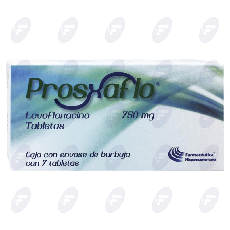 PROXSAFLO  /LEVOFLOXACINO 750 MG. C/7TAB