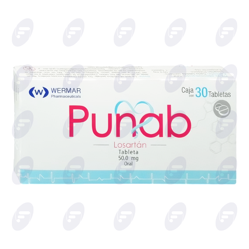 PUNAB      50MG. CAJA C/30 TABS.