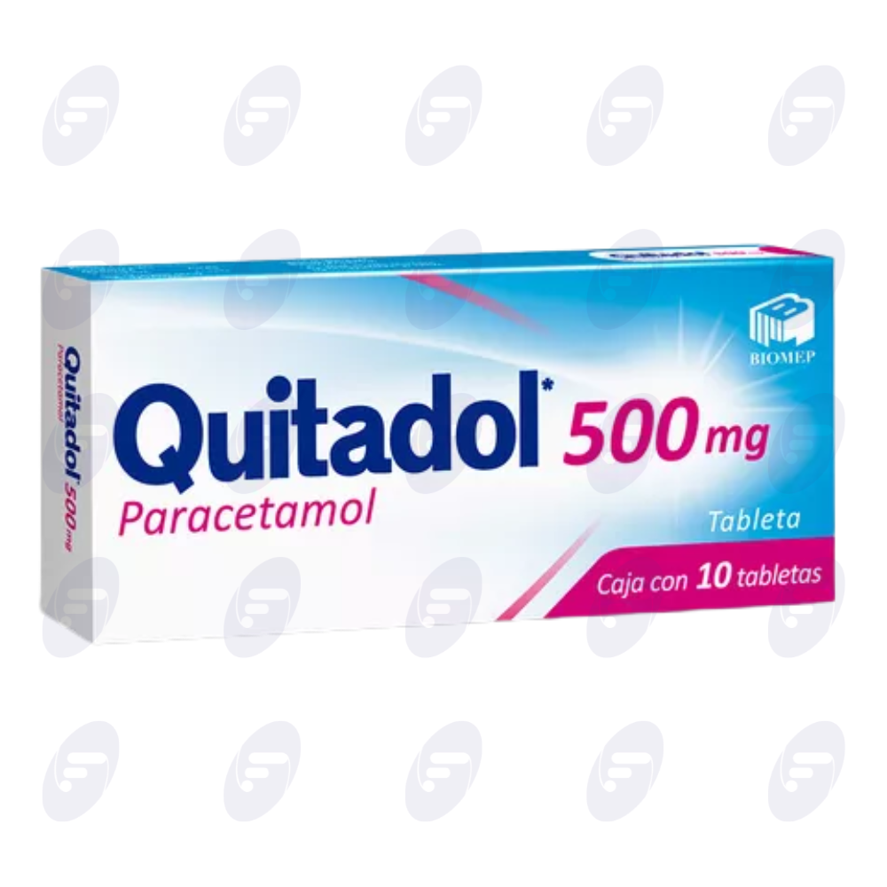 QUITADOL          500 MG.CAJA C/10 TABS.