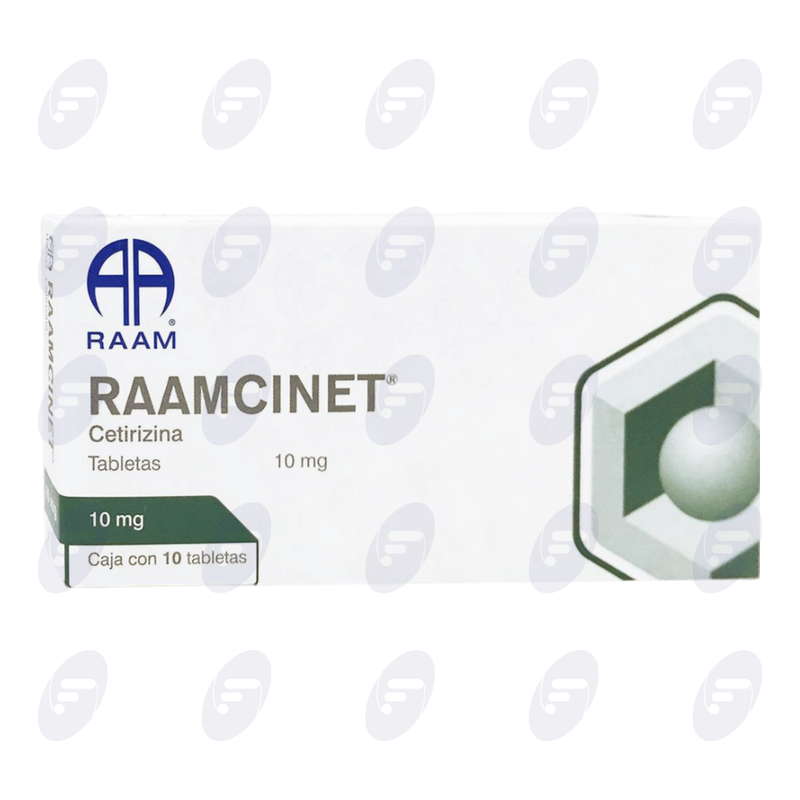 RAAMCINET   10 MG.CAJA C/10 TABS.